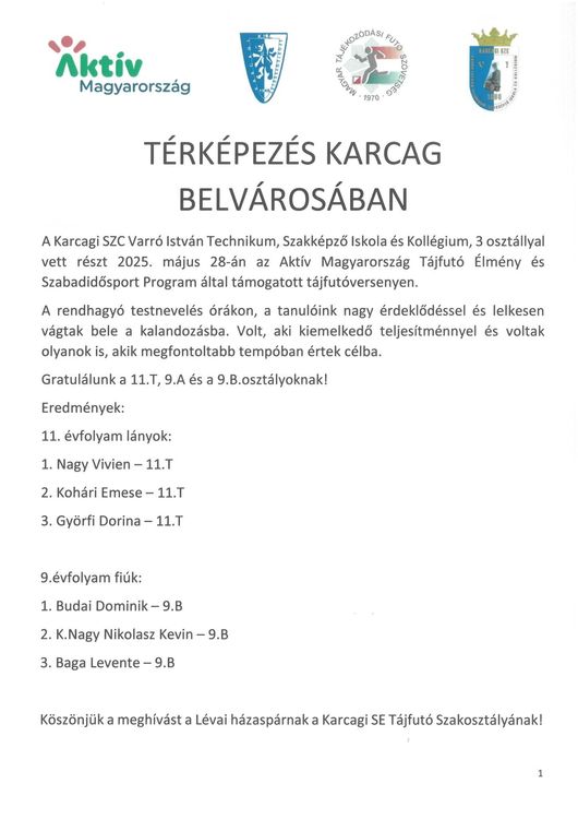 TÉRKÉPEZÉS KARCAG BELVÁROSÁBAN